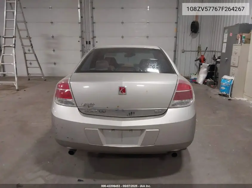 2007 Saturn Aura Xr VIN: 1G8ZV57767F264267 Lot: 42206453