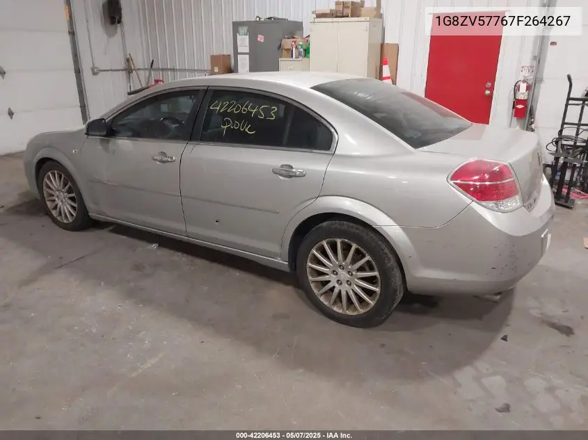 2007 Saturn Aura Xr VIN: 1G8ZV57767F264267 Lot: 42206453