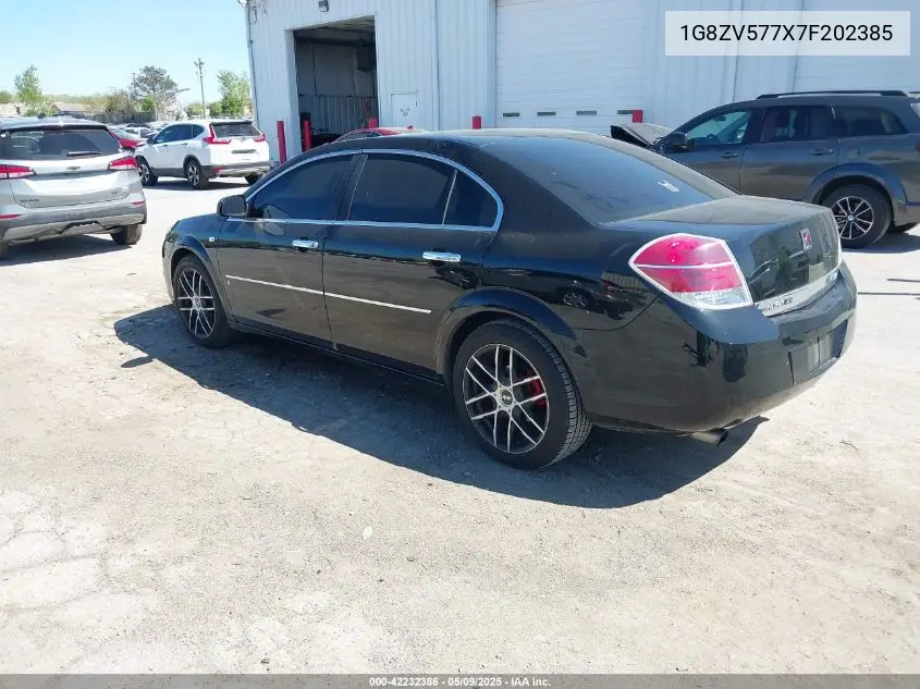 2007 Saturn Aura Xr VIN: 1G8ZV577X7F202385 Lot: 42232386