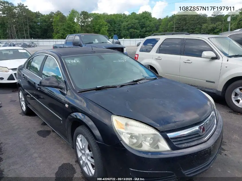 2007 Saturn Aura Xe VIN: 1G8ZS57N17F197911 Lot: 42262722