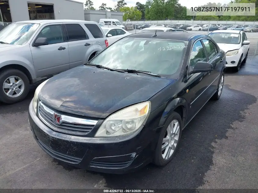 2007 Saturn Aura Xe VIN: 1G8ZS57N17F197911 Lot: 42262722