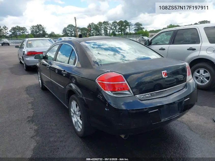 2007 Saturn Aura Xe VIN: 1G8ZS57N17F197911 Lot: 42262722