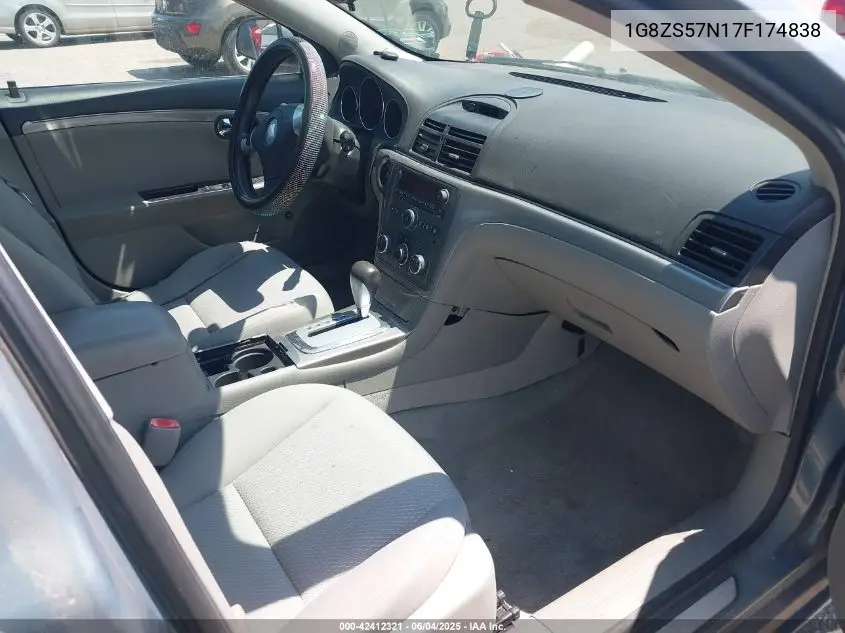 2007 Saturn Aura Xe VIN: 1G8ZS57N17F174838 Lot: 42412321