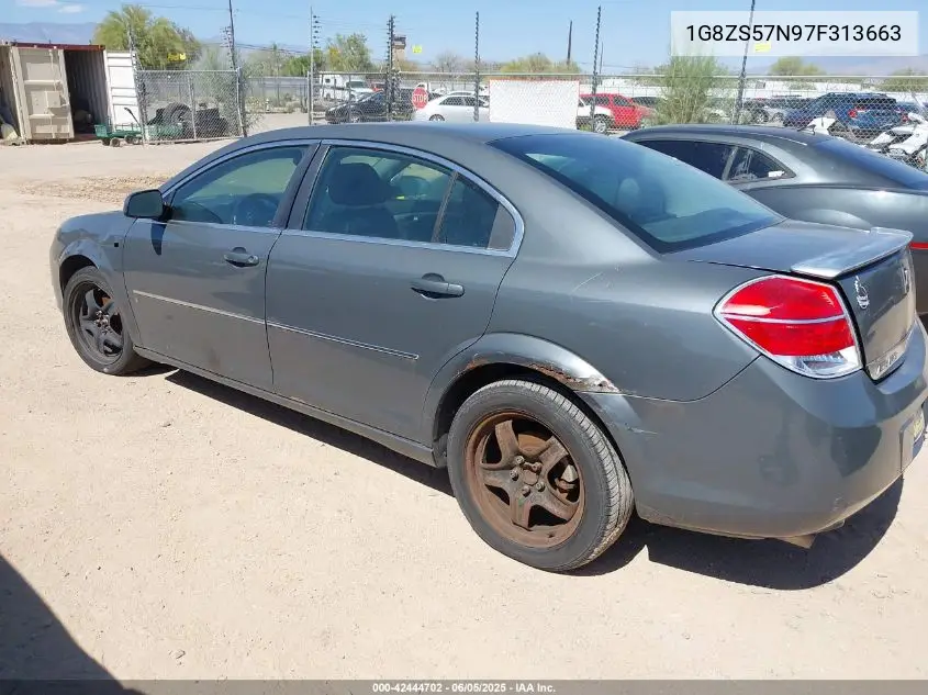 2007 Saturn Aura Xe VIN: 1G8ZS57N97F313663 Lot: 42444702
