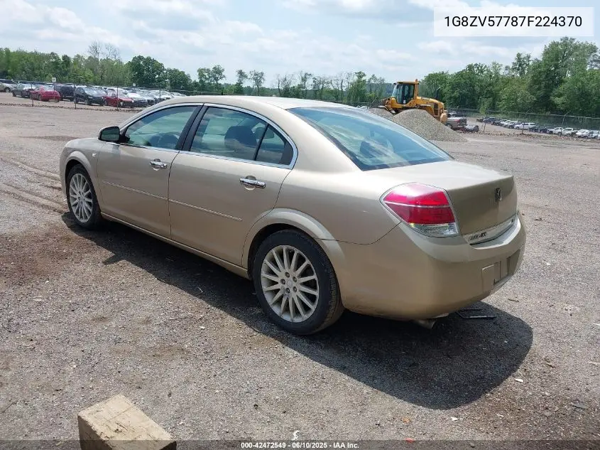 2007 Saturn Aura Xr VIN: 1G8ZV57787F224370 Lot: 42472549