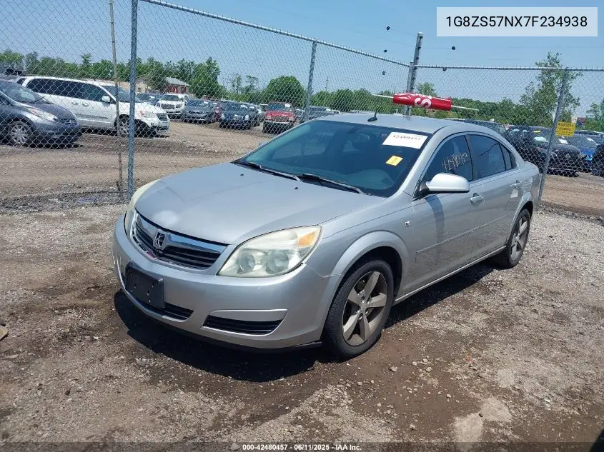 2007 Saturn Aura Xe VIN: 1G8ZS57NX7F234938 Lot: 42480457