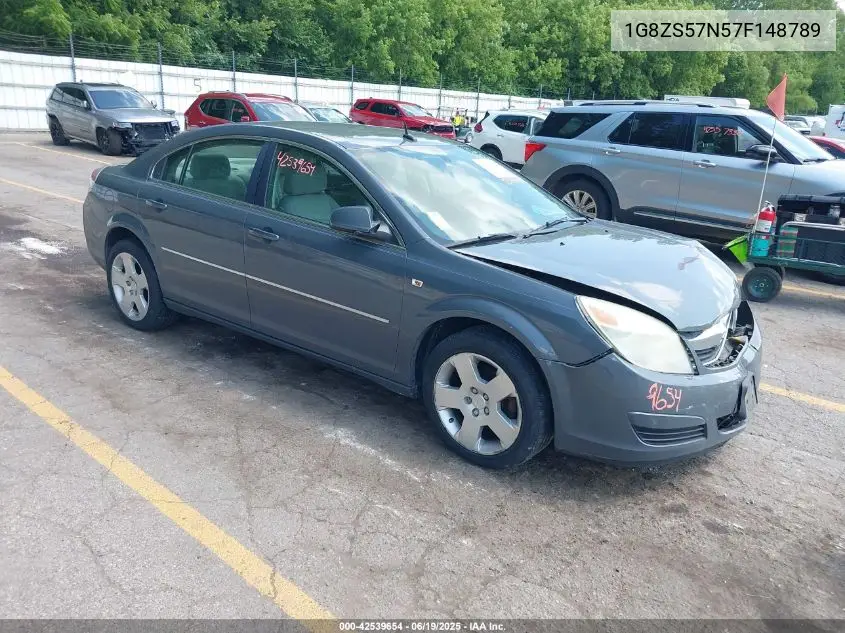 2007 Saturn Aura Xe VIN: 1G8ZS57N57F148789 Lot: 42539654