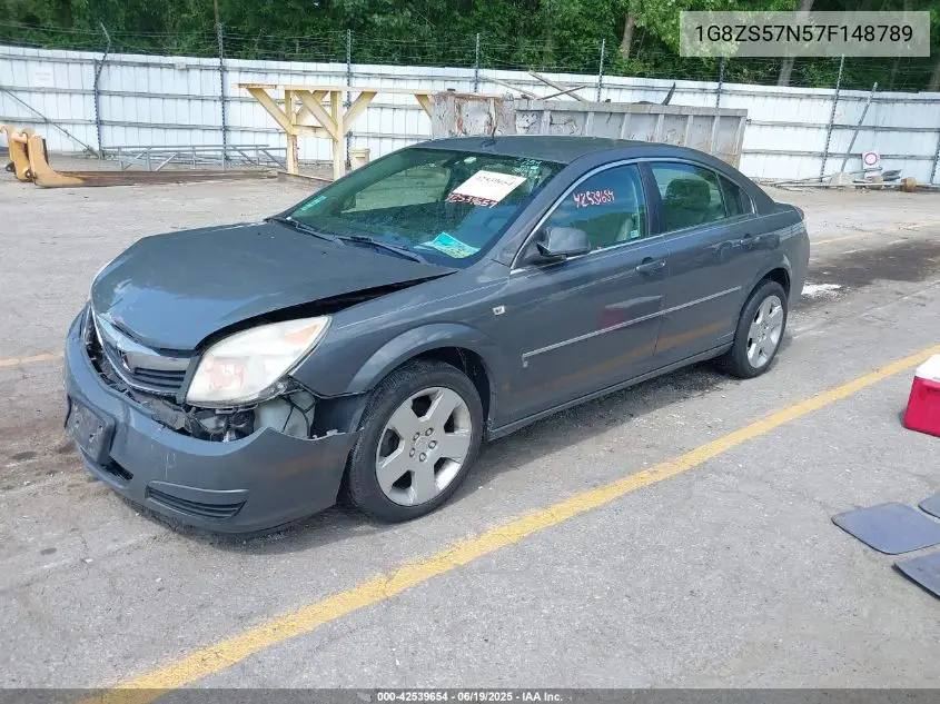 2007 Saturn Aura Xe VIN: 1G8ZS57N57F148789 Lot: 42539654