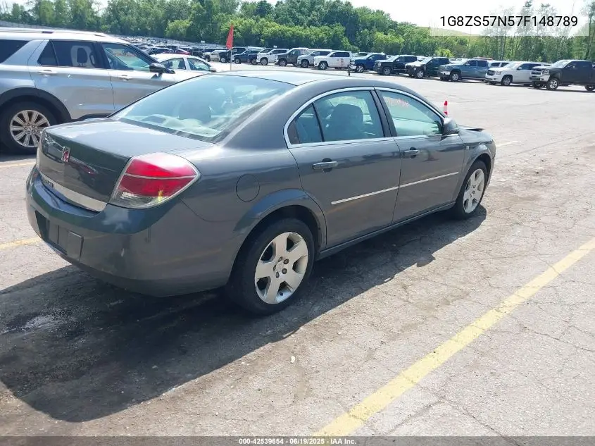 2007 Saturn Aura Xe VIN: 1G8ZS57N57F148789 Lot: 42539654