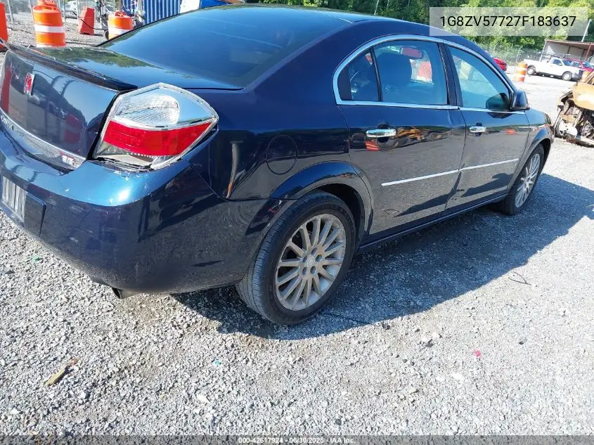 2007 Saturn Aura Xr VIN: 1G8ZV57727F183637 Lot: 42617924