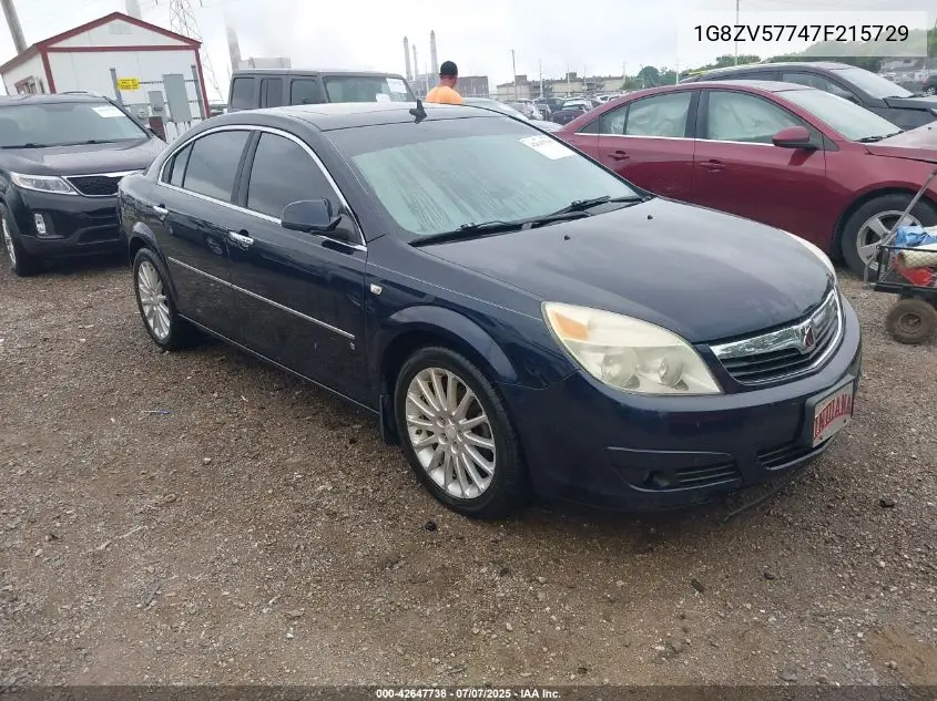 2007 Saturn Aura Xr VIN: 1G8ZV57747F215729 Lot: 42647738