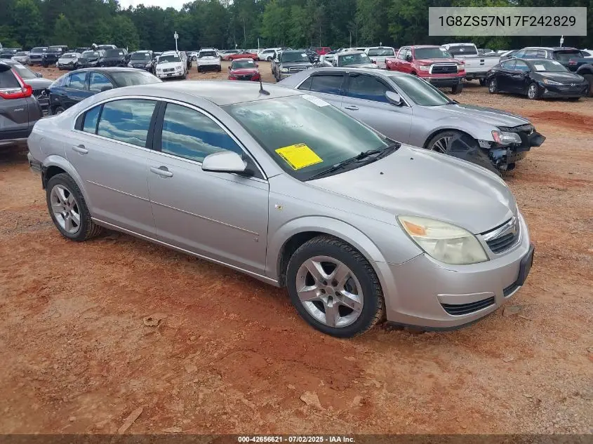 2007 Saturn Aura Xe VIN: 1G8ZS57N17F242829 Lot: 42656621
