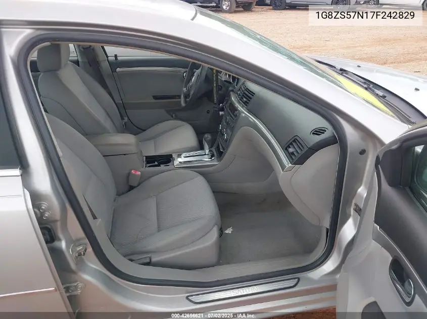 2007 Saturn Aura Xe VIN: 1G8ZS57N17F242829 Lot: 42656621