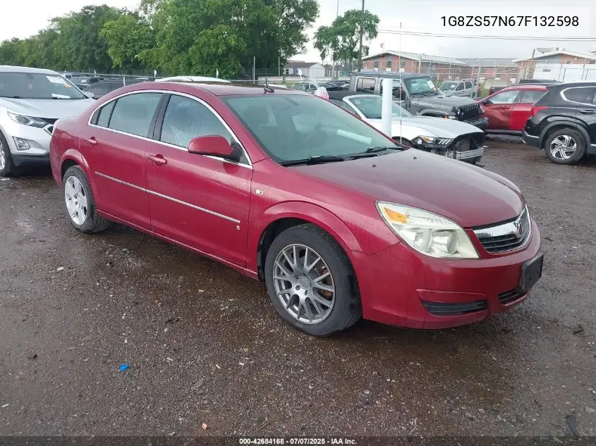 2007 Saturn Aura Xe VIN: 1G8ZS57N67F132598 Lot: 42684168