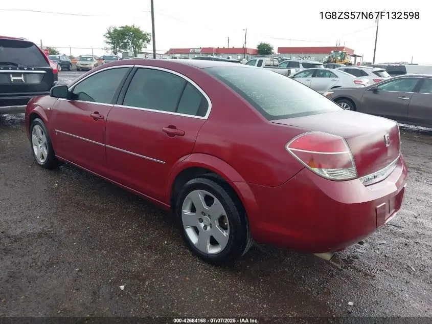 2007 Saturn Aura Xe VIN: 1G8ZS57N67F132598 Lot: 42684168