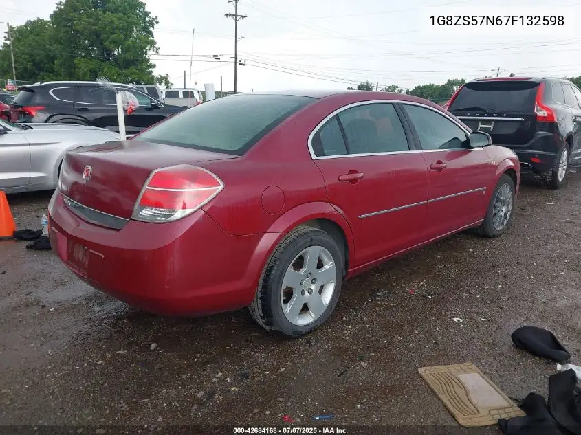 2007 Saturn Aura Xe VIN: 1G8ZS57N67F132598 Lot: 42684168