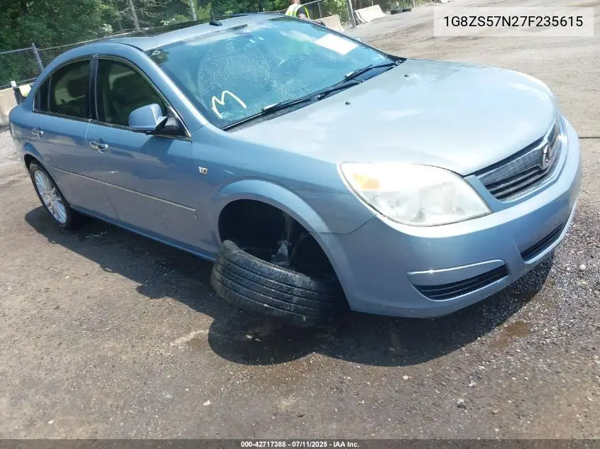 2007 Saturn Aura Xe VIN: 1G8ZS57N27F235615 Lot: 42717388