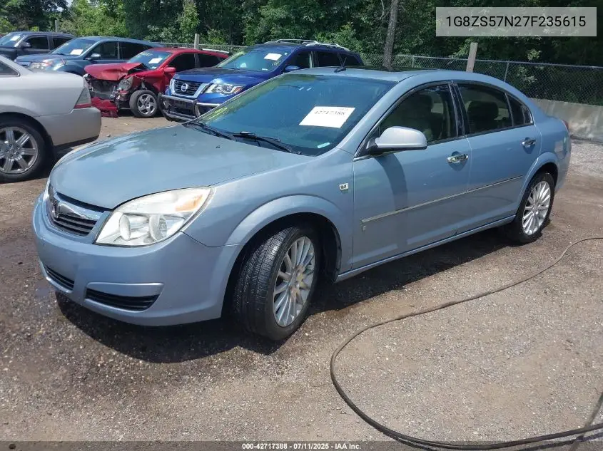2007 Saturn Aura Xe VIN: 1G8ZS57N27F235615 Lot: 42717388