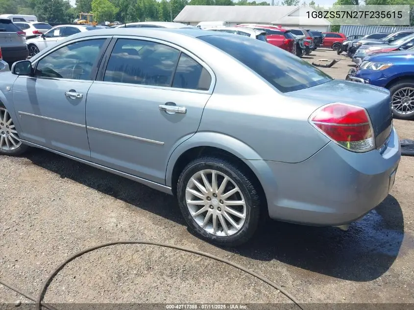 2007 Saturn Aura Xe VIN: 1G8ZS57N27F235615 Lot: 42717388