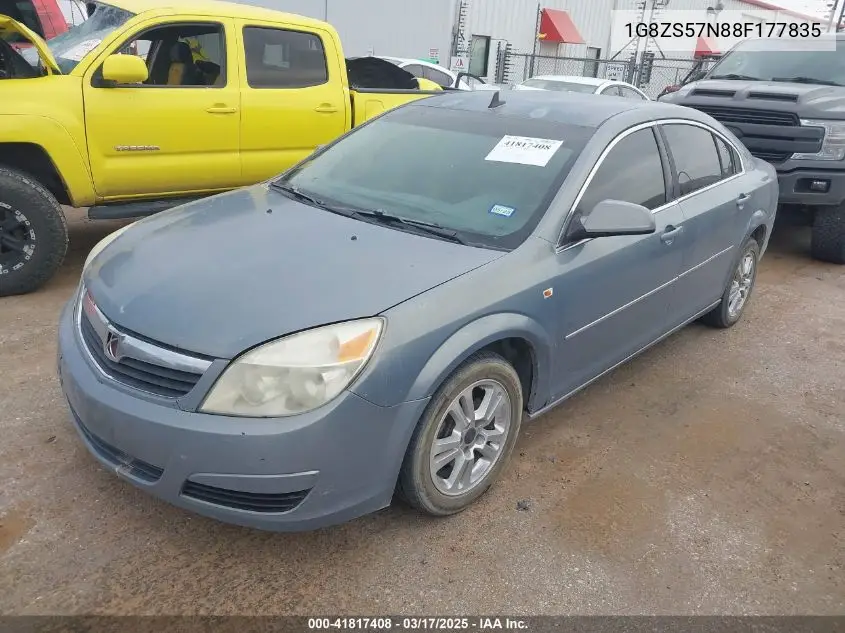 2008 Saturn Aura Xe VIN: 1G8ZS57N88F177835 Lot: 41817408