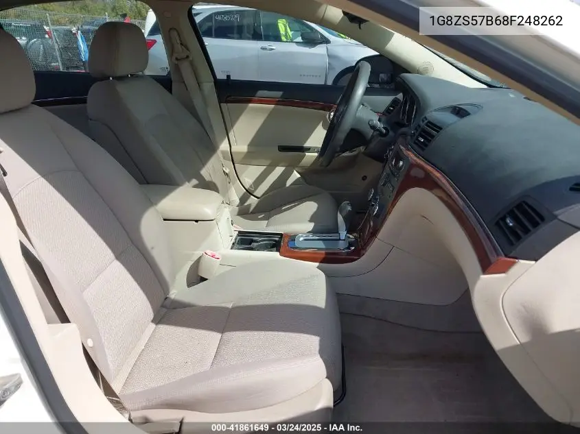 2008 Saturn Aura Xe VIN: 1G8ZS57B68F248262 Lot: 41861649