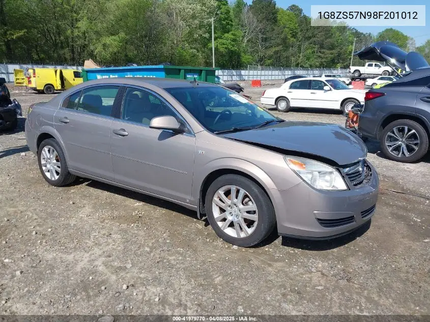 2008 Saturn Aura Xe VIN: 1G8ZS57N98F201012 Lot: 41979770