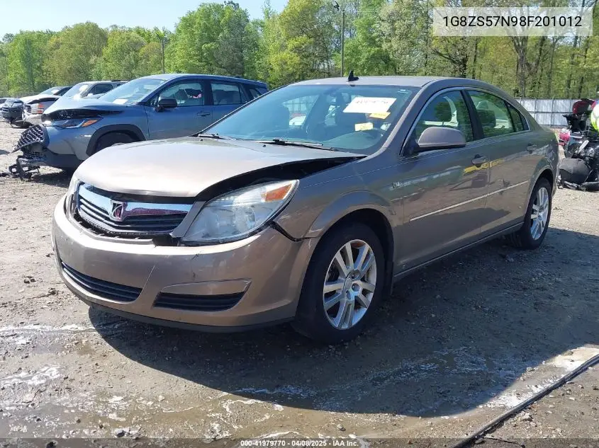 2008 Saturn Aura Xe VIN: 1G8ZS57N98F201012 Lot: 41979770
