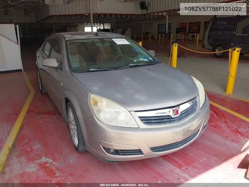 2008 Saturn Aura Xr VIN: 1G8ZV57758F121022 Lot: 42132638