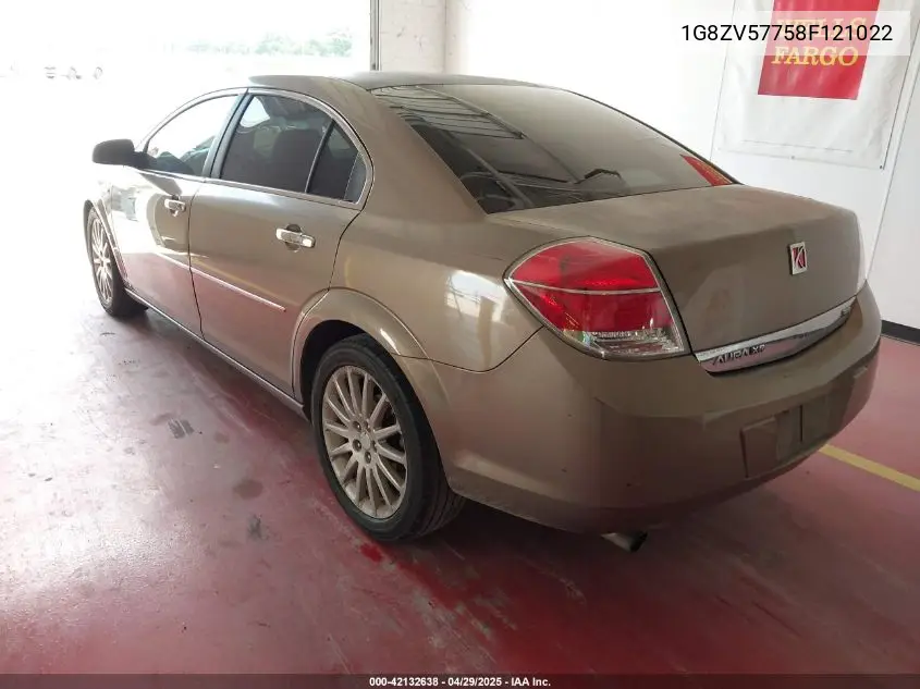 2008 Saturn Aura Xr VIN: 1G8ZV57758F121022 Lot: 42132638