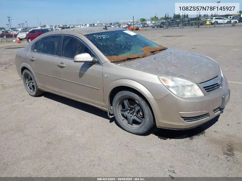 2008 Saturn Aura Xe VIN: 1G8ZS57N78F145927 Lot: 42143203
