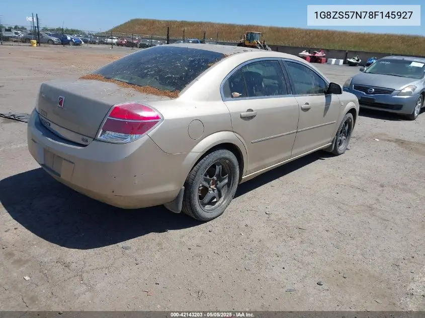 2008 Saturn Aura Xe VIN: 1G8ZS57N78F145927 Lot: 42143203