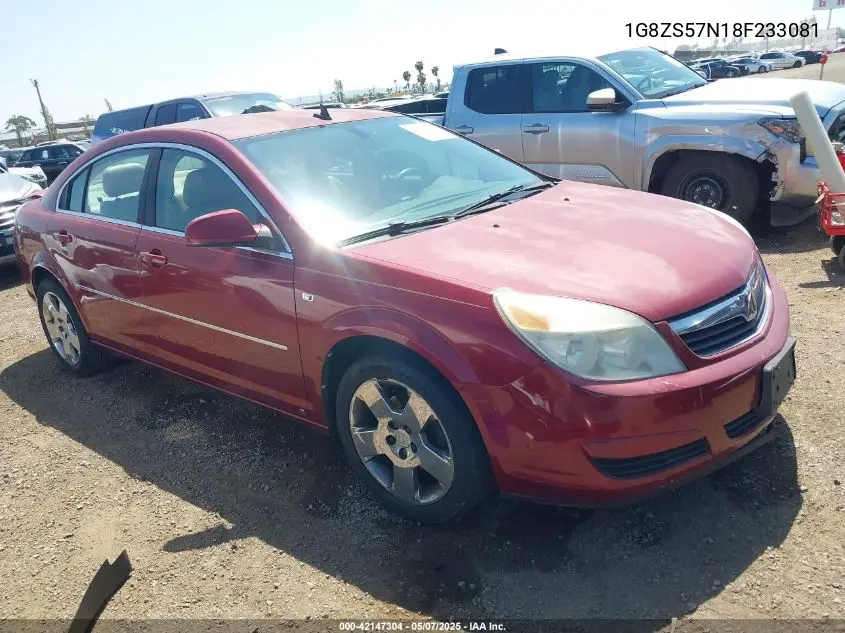 2008 Saturn Aura Xe VIN: 1G8ZS57N18F233081 Lot: 42147304