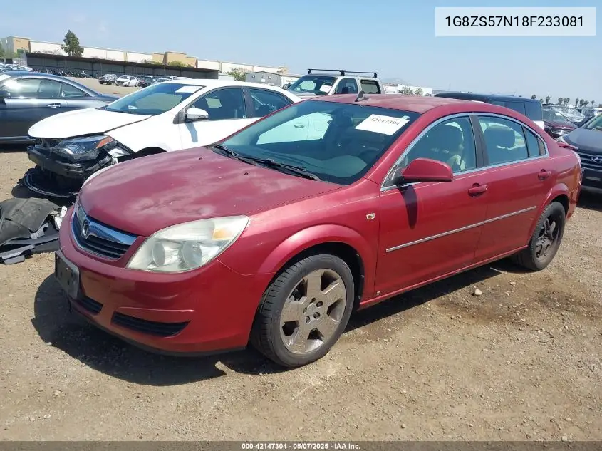2008 Saturn Aura Xe VIN: 1G8ZS57N18F233081 Lot: 42147304