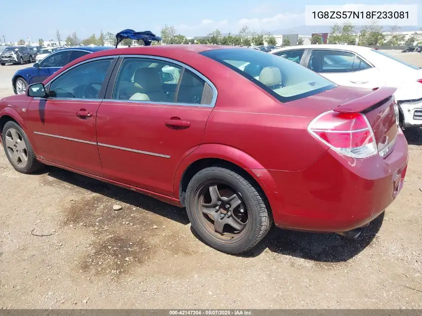 2008 Saturn Aura Xe VIN: 1G8ZS57N18F233081 Lot: 42147304
