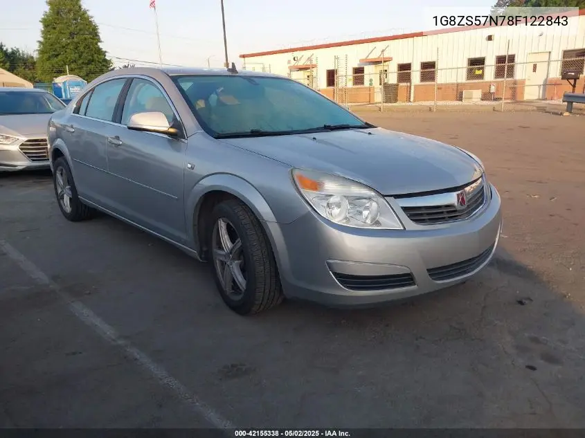 2008 Saturn Aura Xe VIN: 1G8ZS57N78F122843 Lot: 42155338