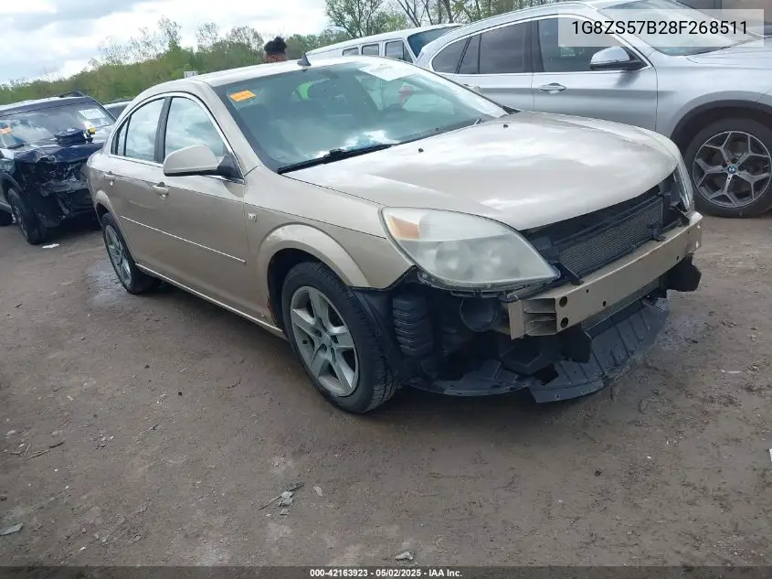 2008 Saturn Aura Xe VIN: 1G8ZS57B28F268511 Lot: 42163923