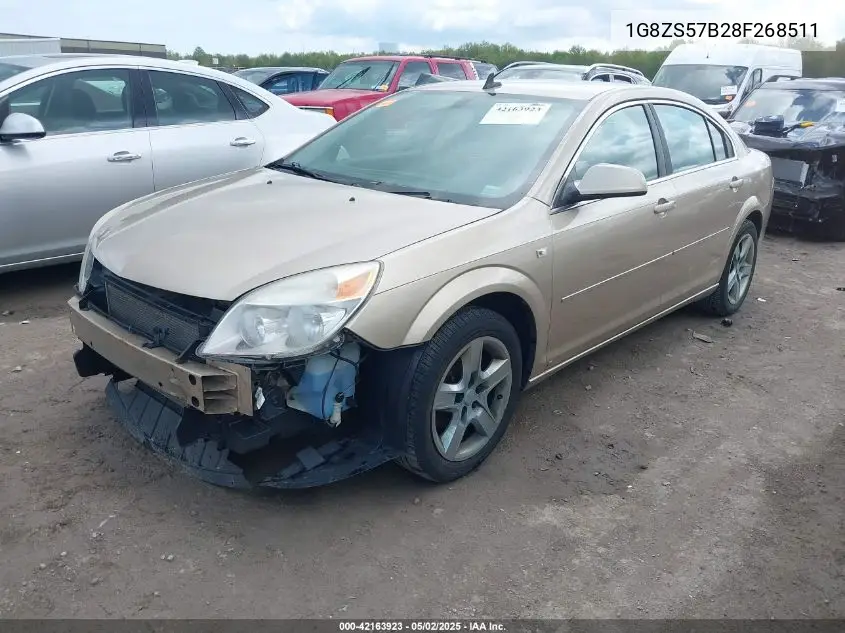 2008 Saturn Aura Xe VIN: 1G8ZS57B28F268511 Lot: 42163923