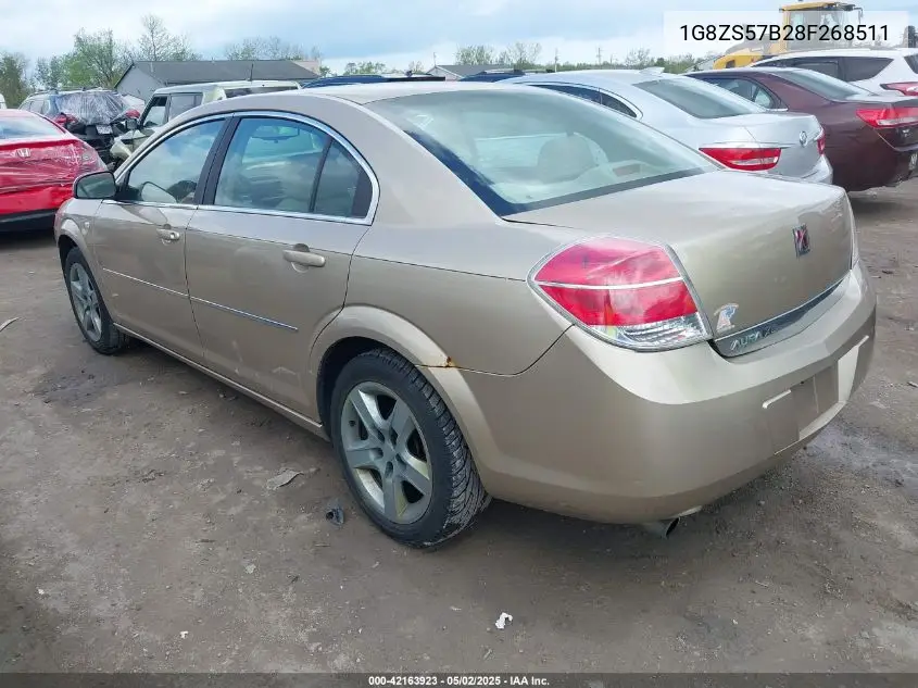 2008 Saturn Aura Xe VIN: 1G8ZS57B28F268511 Lot: 42163923