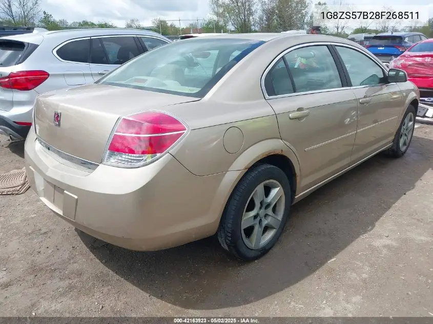 2008 Saturn Aura Xe VIN: 1G8ZS57B28F268511 Lot: 42163923
