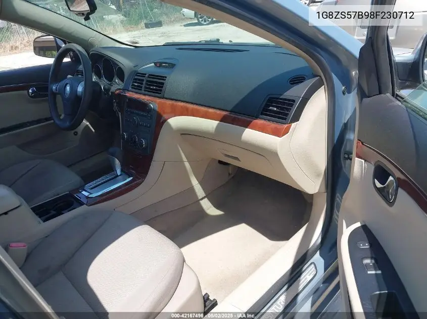 2008 Saturn Aura Xe VIN: 1G8ZS57B98F230712 Lot: 42167496