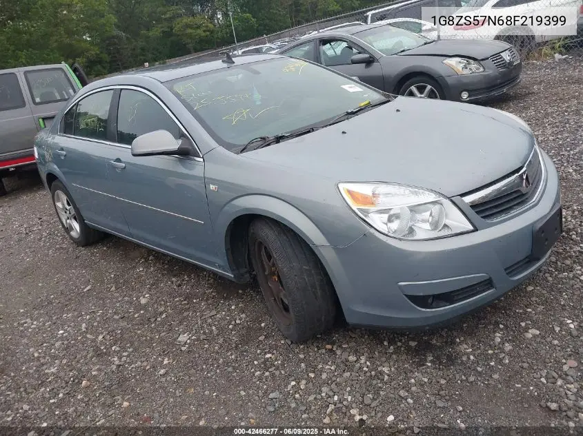 2008 Saturn Aura Xe VIN: 1G8ZS57N68F219399 Lot: 42466277