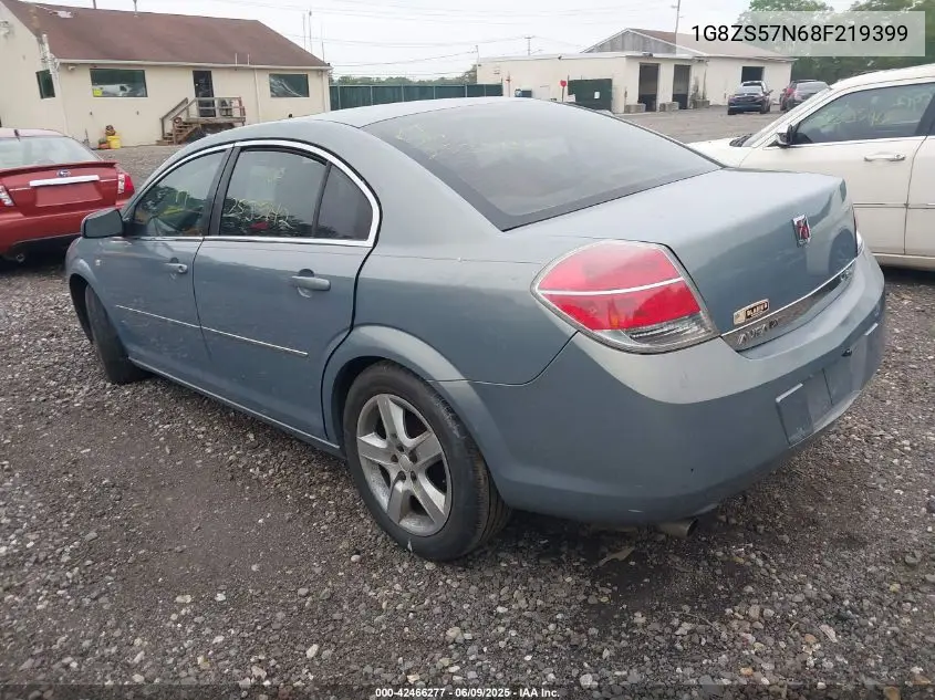 2008 Saturn Aura Xe VIN: 1G8ZS57N68F219399 Lot: 42466277