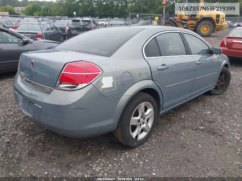 2008 Saturn Aura Xe VIN: 1G8ZS57N68F219399 Lot: 42466277