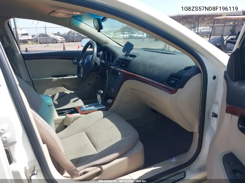 2008 Saturn Aura Xe VIN: 1G8ZS57N08F196119 Lot: 42483787