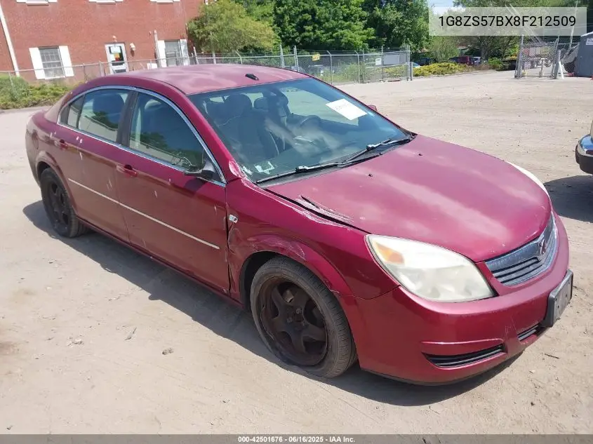 2008 Saturn Aura Xe VIN: 1G8ZS57BX8F212509 Lot: 42501676