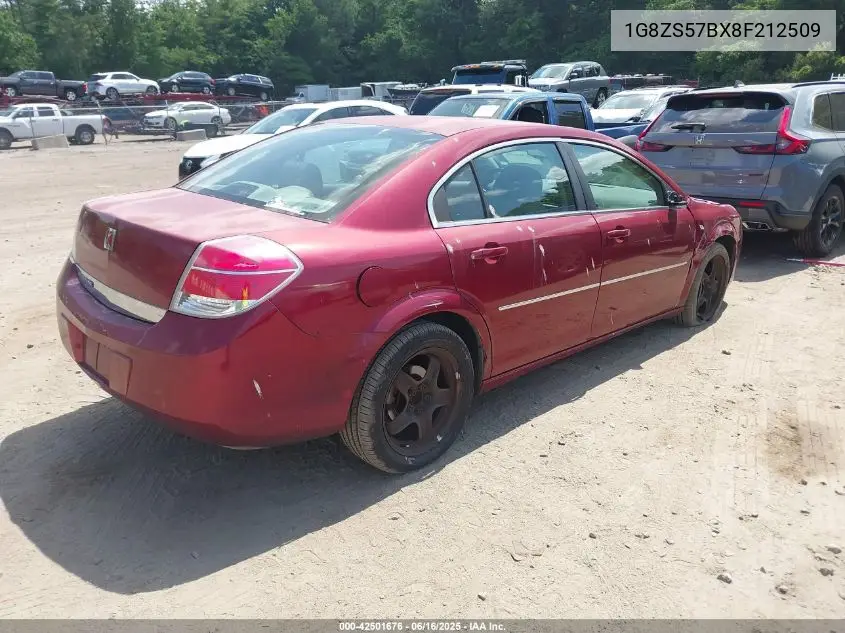 2008 Saturn Aura Xe VIN: 1G8ZS57BX8F212509 Lot: 42501676