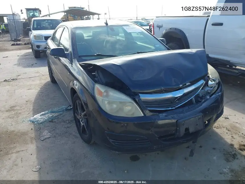 2008 Saturn Aura Xe VIN: 1G8ZS57N48F262400 Lot: 42528025