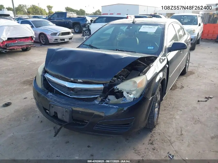 2008 Saturn Aura Xe VIN: 1G8ZS57N48F262400 Lot: 42528025