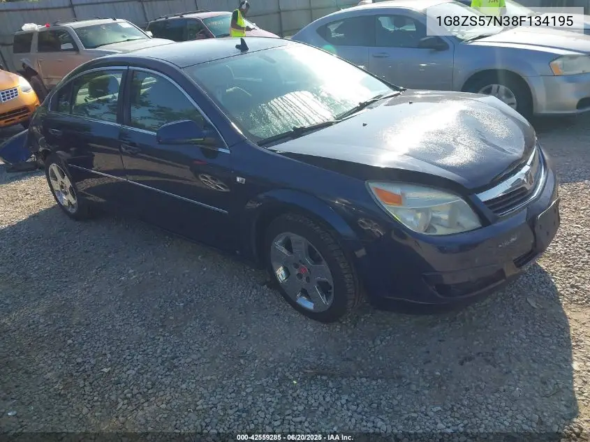 2008 Saturn Aura Xe VIN: 1G8ZS57N38F134195 Lot: 42559285
