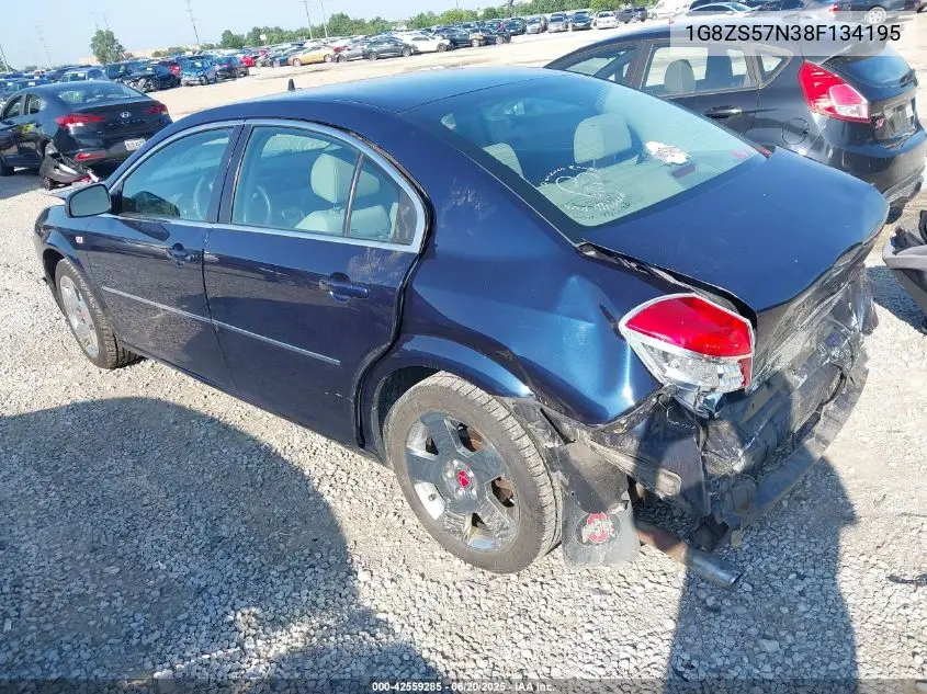 2008 Saturn Aura Xe VIN: 1G8ZS57N38F134195 Lot: 42559285